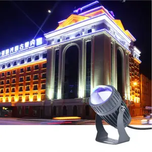 Projecteur à faisceau LED 10W Projecteur extérieur à distance pour mur extérieur pour bâtiment, boutique, centre commercial, fête, événement