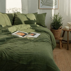 100% di lusso naturale lino biancheria da <span class=keywords><strong>letto</strong></span> estivo <span class=keywords><strong>trapunta</strong></span> Stonewashed Double-face con copertura <span class=keywords><strong>trapunta</strong></span> puro lino <span class=keywords><strong>francese</strong></span> lino per <span class=keywords><strong>letto</strong></span> matrimoniale - Product Image 3