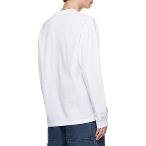 เสื้อยืดแขนยาวผู้ชาย ทรงปกติ ผ้าฝ้าย คอโอ สีพื้น คุณภาพสูง ระบายอากาศได้ดี สวมใส่สบาย - Product Image 2