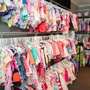 apparel stock Children used clothing bales second hand kids clothing baby wear