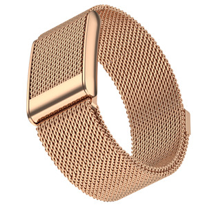 Bracelet de remplacement respirant à boucle rapide en acier inoxydable de qualité supérieure, style Milanese Loop, pour Handodo Whoop 5.0 - Product Image 2