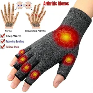 Hot Selling Grey Therapy Finger lose Handkompressions-Arthritis-Handschuhe