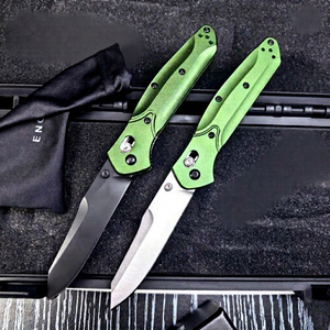 Cuchillo Plegable de Caza para Exteriores, Ligero, con Mango de Aleación de Aluminio BM940, Directo de Fábrica, para Camping, Bricolaje, OEM - Product Image 1