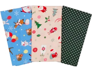 Ingrosso 16 Pezzi Quadrati di Tessuto Natalizio in Cotone Pretagliati per Patchwork con Stampa a Fiocchi di Neve per Decorazioni Tessili Domestiche - Product Image 5