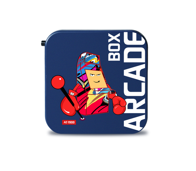 Real Arcade Box Portable Game Console PS1/DC/N64 Built-in Retro 33000+ Games 64GB Mini Super 4K HD EU/US Plug WiFi