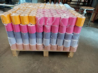 Papier thermique couleur en rouleau jumbo de haute qualité pour caisses enregistreuses, fournitures de bureau en provenance de Chine