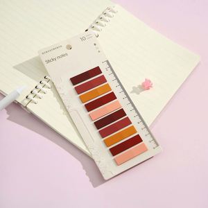 200 Translucent Writable Self-Adhesive <b>Bookmarks</b> Paper Card Notepads for Recording Memos Marking Key Points Office School - Product Image 6
