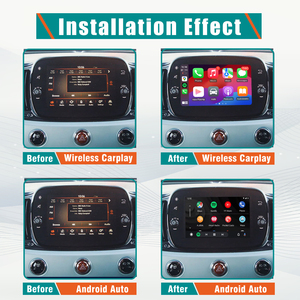 Box Wireless Apple MMI Carplay Android Auto per <span class=keywords><strong>Fiat</strong></span> 500 2016-2020 Interfaccia Multimediale Navigazione Telecamera di Retromarcia Mirror Link - Product Image 5