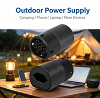 Adaptateur V2L 3,5 kW 10-16A Type 2 vers prise suisse, connecteur de décharge véhicule-chargeur pour alimentation extérieure de véhicule électrique