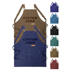 Wholesale sublimation family work waterproof home garden cleaning half apron for men