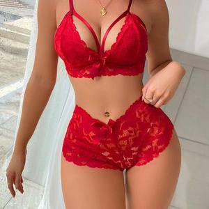 Женский сексуальный кружевной бюстгальтер с глубоким V-образным вырезом - Product Image 1