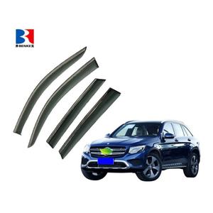 Déflecteur d'injection pour MERCEDES BENZ GLC, pare-pluie de fenêtre en PC + acier inoxydable - Product Image 1