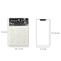 Pochoirs floraux personnalisés en PET de haute qualité, modèles de peinture pour journalisation et scrapbooking, conception sur mesure, rapide et respectueux de l'environnement