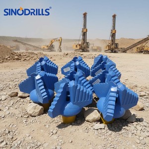 ดอกสว่านเจาะหิน ดอกสว่านเจาะน้ำ ดอกสว่านแบบสามใบมีด ดอกสว่านแบบหางปลา ขนาด 8-3/4 นิ้ว - Product Image 5