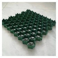 Grille de pavage en nid d'abeille en plastique remplie de béton, de pierre et de sable pour la stabilisation des allées rurales, des routes
