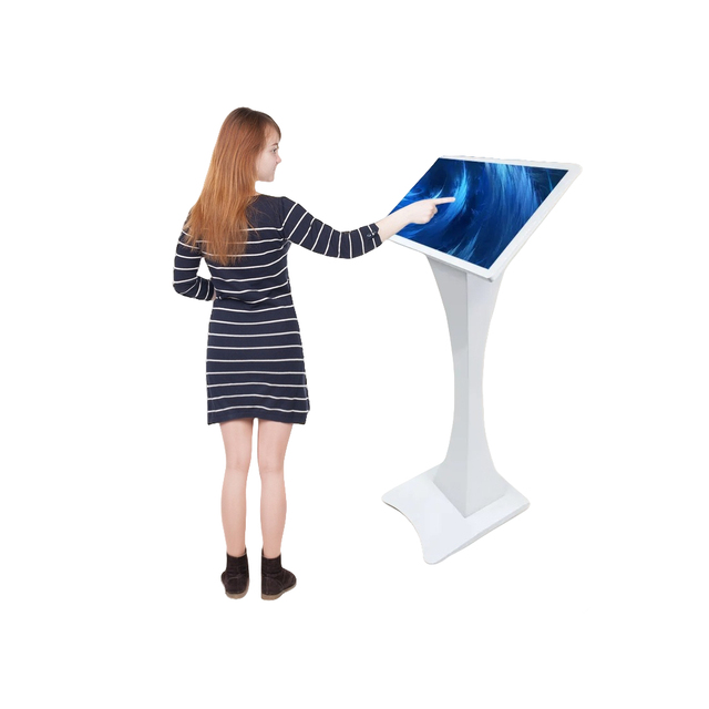 24'' Android Digital Signage Player Interactive Display All in One Touch Screen Kiosk Self Service Kiosk Horizontal Waist Stand