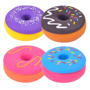 Giocattolo Squishy a Forma di Ciambella, Ciambella Giocattolo Antistress Rimovibile, Divertente Gadget per Alleviare lo Stress - Product Image 5