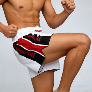 Pantalones Cortos de Muay Thai Yokkao con Estampado Personalizado - Pantalones Cortos de Muay Thai de Primera Calidad con <span class=keywords><strong>Escritura</strong></span> <span class=keywords><strong>Tailandesa</strong></span> - Product Image 6
