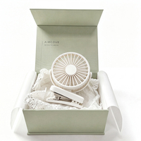 Boîte cadeau magnétique personnalisée en gros, boîte rigide en carton pour emballage de ventilateurs, boîtes de luxe avec insert en mousse EVA pour marque haut de gamme