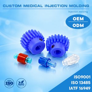 อะไหล่ทางการแพทย์ที่มีความแม่นยำสูงตามมาตรฐาน ISO 13485 เช่น เฟืองพลาสติก ท่อ ข้อต่อ ชิ้นส่วนขับเคลื่อนแบบหมุน อุปกรณ์ต่างๆ ชิ้นส่วนเครื่องมือแพทย์ ผลิตด้วยวิธีฉีดขึ้นรูป รับผลิตแบบ OEM และ ODM - Product Image 1