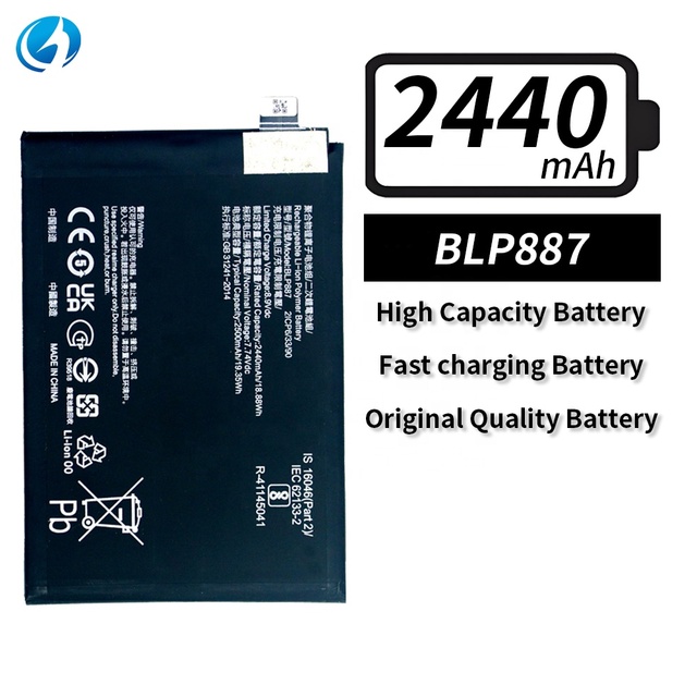 Phone Battery 2440mAh BLP887 Fast-charging Smartphone Batteries for OPPO Realme GT Neo2 Realme GT2 Pro Realme GTNEO3