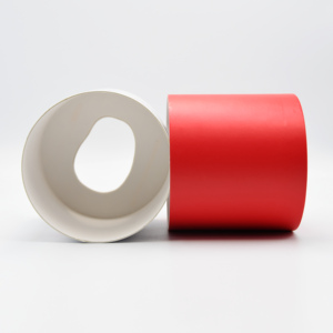 Chất lượng cao màu đen nhà vệ sinh xi lanh ống tròn mặt mô tùy chỉnh giấy <span class=keywords><strong>kraft</strong></span> hộp hộp dập nổi cửa sổ nắp 2 zoll vuông - Product Image 1