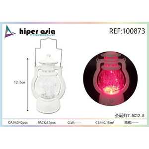 Ingrosso pupazzo di neve decorativo di natale ha portato lanterna festiva decorazione per la casa con luci a LED alimentate a batteria forniture regalo - Product Image 1