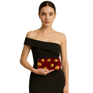 Women's Trendy Acrylic Clutch Metallic Stone Evening Bag Acrylic Shoulder <b>Purse</b> for Party Prom Casual - Product Image 2