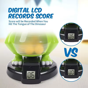 Gioco educativo di tiro al bersaglio di dinosauro <span class=keywords><strong>con</strong></span> pompa ad aria pistola punteggio LCD Record e palle di schiuma di plastica regalo per bambini - Product Image 5