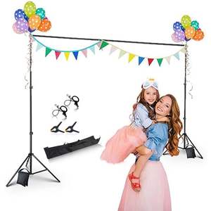 Kit de support de fond de studio photo DB 2000x3000mm en alliage d'aluminium télescopique réglable pour utilisation en studio photo - Product Image 2