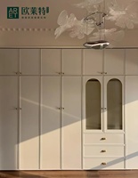 Armoire de chambre à coucher ARET, design moderne, style Shaker, en mélamine, modulaire, écologique, vente en gros d'usine