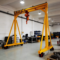 Mini-grue portique réglable en hauteur, 1 tonne, 2 tonnes, 3 tonnes, 5 tonnes, 6 tonnes, 8 tonnes, 10 tonnes, grue portique mobile portable