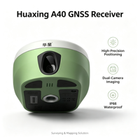 Récepteur GNSS RTK Hi-Target A40 pour une mesure efficace dans les zones difficiles, comme sous les ponts et en face des fossés