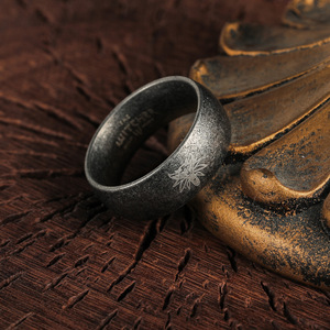 复古仿旧不锈钢戒指男士古董银指环适合日常佩戴批发珠宝首饰 - Product Image 2