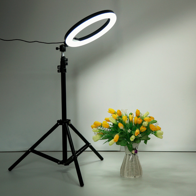 LED Ring Light Photography Lighting Selfie Lamp USB Dimmable Phone Ring Lamp Aro of Luz Tripod Tik Tok Ring Light for Sale