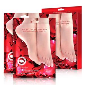 OEM Rose Hydrating Foot Mask Relieve & Soften with Shea Butter & Jojoba Oil <b>Moisturizing</b> <b>Socks</b> for Dry Cracked Feet Gift for Spa - Product Image 4