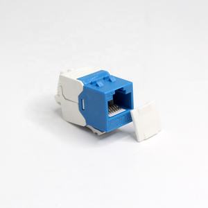 Тонкий профиль RJ45 Cat 5e & Cat 6 UTP Keystone Jacks без инструментов Ethernet Модульный адаптер для разъемов - Product Image 4