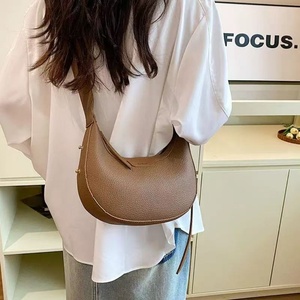 Sac à bandoulière en cuir pour femme, design mode 2026, avec logo Louis, fermeture éclair, antivol, imperméable, pour usage professionnel - Product Image 3