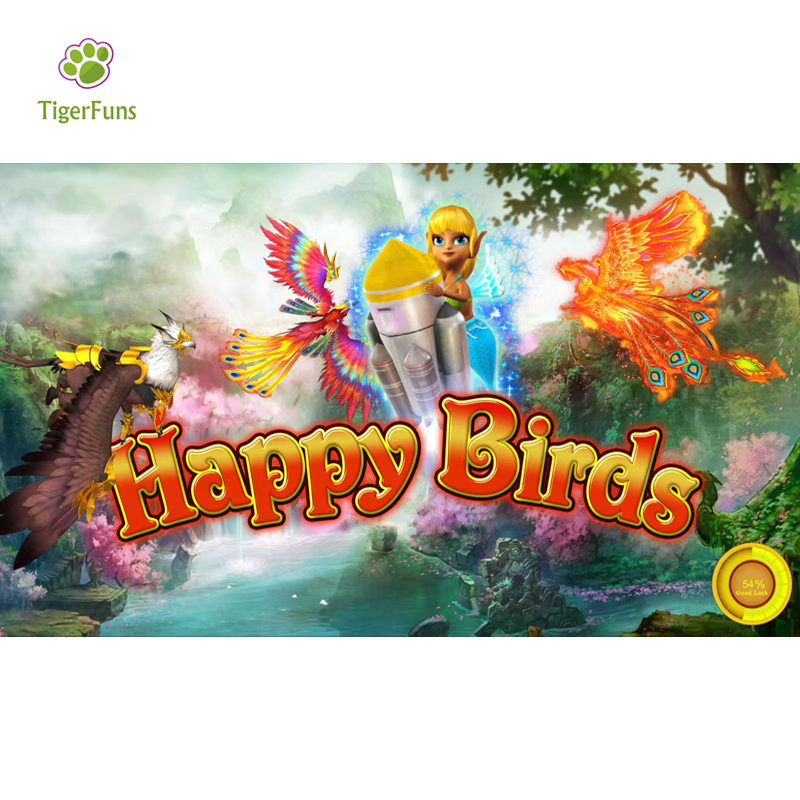 Best-selling Classic TigerFuns Happy Bird Fishing Game Board for 6/8/10 Players 110V/220V Compatible 55"/86" HD Display