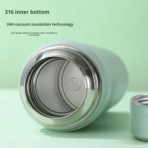 Gobelet en acier inoxydable au design moderne personnalisable mesure de la température cadeau scolaire tasse thermos pour hommes femmes étudiants - Product Image 3