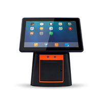 Terminal de Sistema POS Android 13 de 11.6 Pulgadas con Impresora Térmica Integrada de 58 mm/80 mm para Punto de Venta en Comercios y Restaurantes