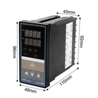 Contrôleur de température industriel numérique intelligent PID RKC 220V RELAIS REX-C100-C400-C700-C900 Thermostat Sortie relais SSR