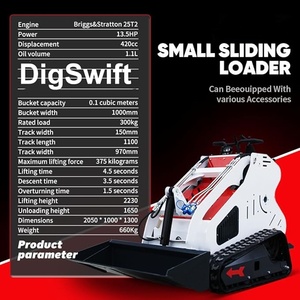 NUEVA Minicargadora de Alta Calidad, Capacidad de Carga de 3 Toneladas, Potencia de 55KW, 20000 Horas de Trabajo - Product Image 1