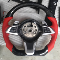 Volant de direction personnalisé en cuir et fibre de carbone avec LED pour E85 E86 E89 Z4 Série 4 M4 Cabriolet