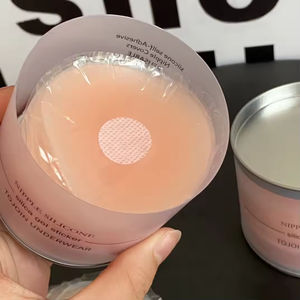 <span class=keywords><strong>Hot</strong></span> Selling Wasch bare undurchsichtige Silikon-Nippel abdeckung <span class=keywords><strong>Sexy</strong></span> BH-Extender Wieder verwendbare selbst klebende matte unsichtbare Brust abdeckung - Product Image 2