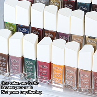Kit de vernis à ongles à séchage rapide à base d'eau, non toxique, pelable, écologique, pour projets de beauté DIY à domicile, paillettes pour les rendez-vous quotidiens