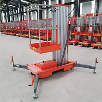 Échelle télescopique en vente chaude, 15 mètres, aluminium, plateforme élévatrice hydraulique pour une personne, Chine