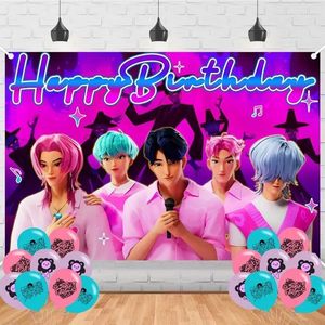 สีน้ำเงินดำ ฉันอายุ 6 ปีแล้ว แต่ตอนนี้ฉันอายุ 7 ปี ฉากหลังตลก 6 7 มีม ภาพถ่ายพื้นหลัง ปาร์ตี้วันเกิด แบนเนอร์ภาพถ่าย ตกแต่ง ปรับแต่งได้ - Product Image 4