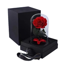 Offre Spéciale : Rose Éternelle Faite à la Main, Cadeau Créatif Modèle Petit Prince PB, Idéal pour la Saint-Valentin et Noël