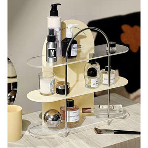 Exhibidor de Cosméticos Acrílico Art Deco AURORA, Ligero y Fácil de Montar, Organizador de Escritorio para Almacenamiento de Productos para el Cuidado de la Piel - Product Image 4